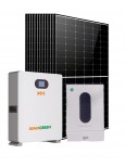 Сонячна електростанція 5кВт (Donnergy 5кВт/ GENIXGREEN LiFePO4 5,12кВт/ 10x DMEGC 450Вт)
